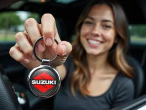 Suzuki Llavero Elegante Anillo Diseño Aleación